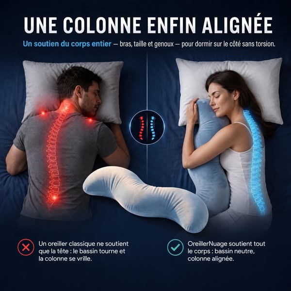 Une colonne enfin alignée