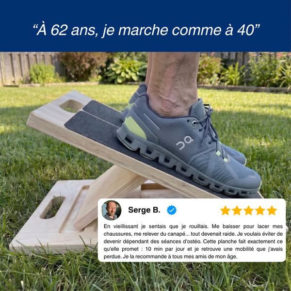Bas du dos raide au réveil ? Le problème vient de tes mollets.