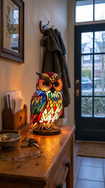 Un petit animal devenu lampe