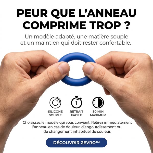 L’ANNEAU ZEVRO™ POUR PLUS DE FERMETÉ ET DE MAINTIEN