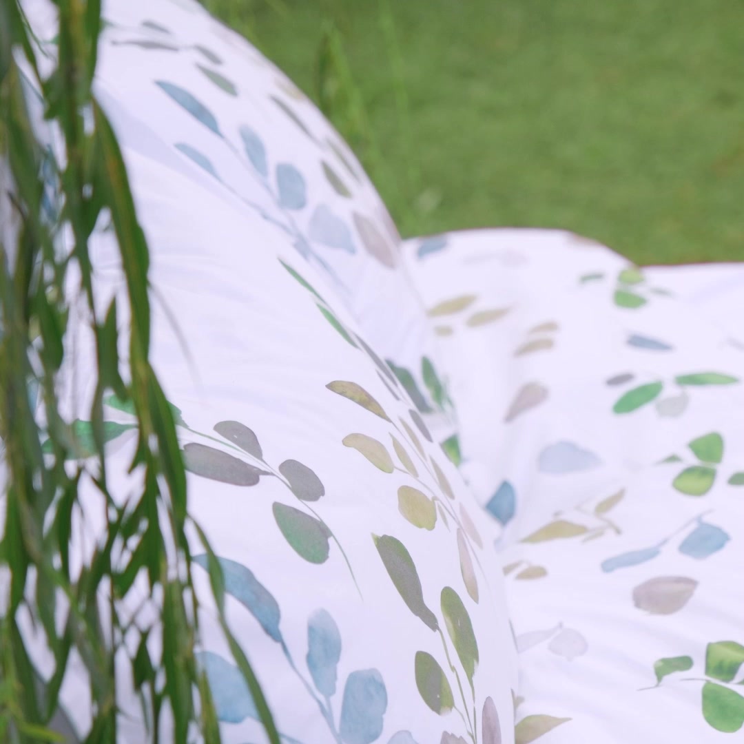 Linge de lit doux comme le printemps