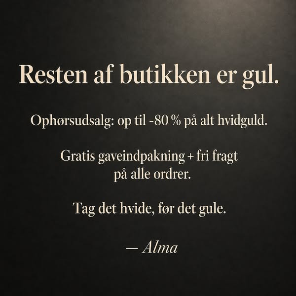 Ophørsudsalg: op til -80 %