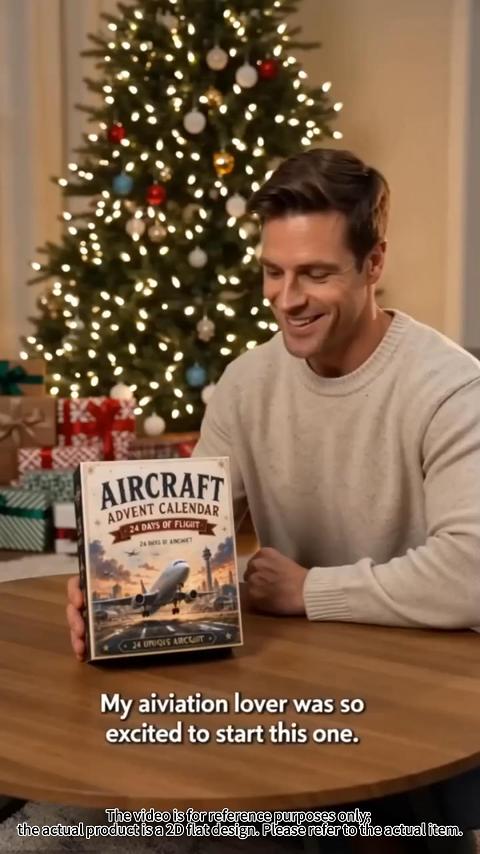 Aircraft Advent Calendar 2026 | 24 Days of Flight with 24 Unique Miniature Airplanes, Jets & Aviation Collectibles