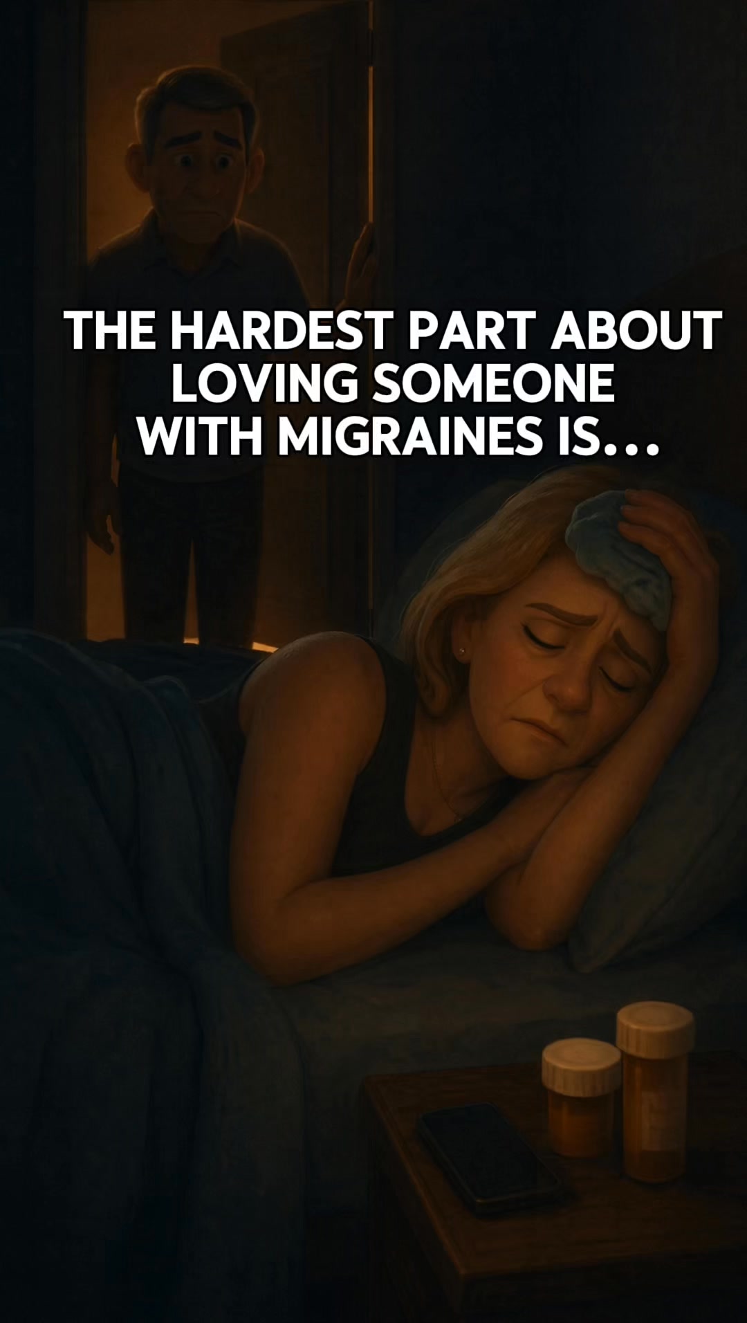 She spends hours in darkness... until...