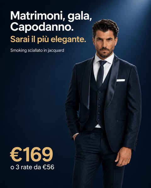 Smoking sciallato · €169