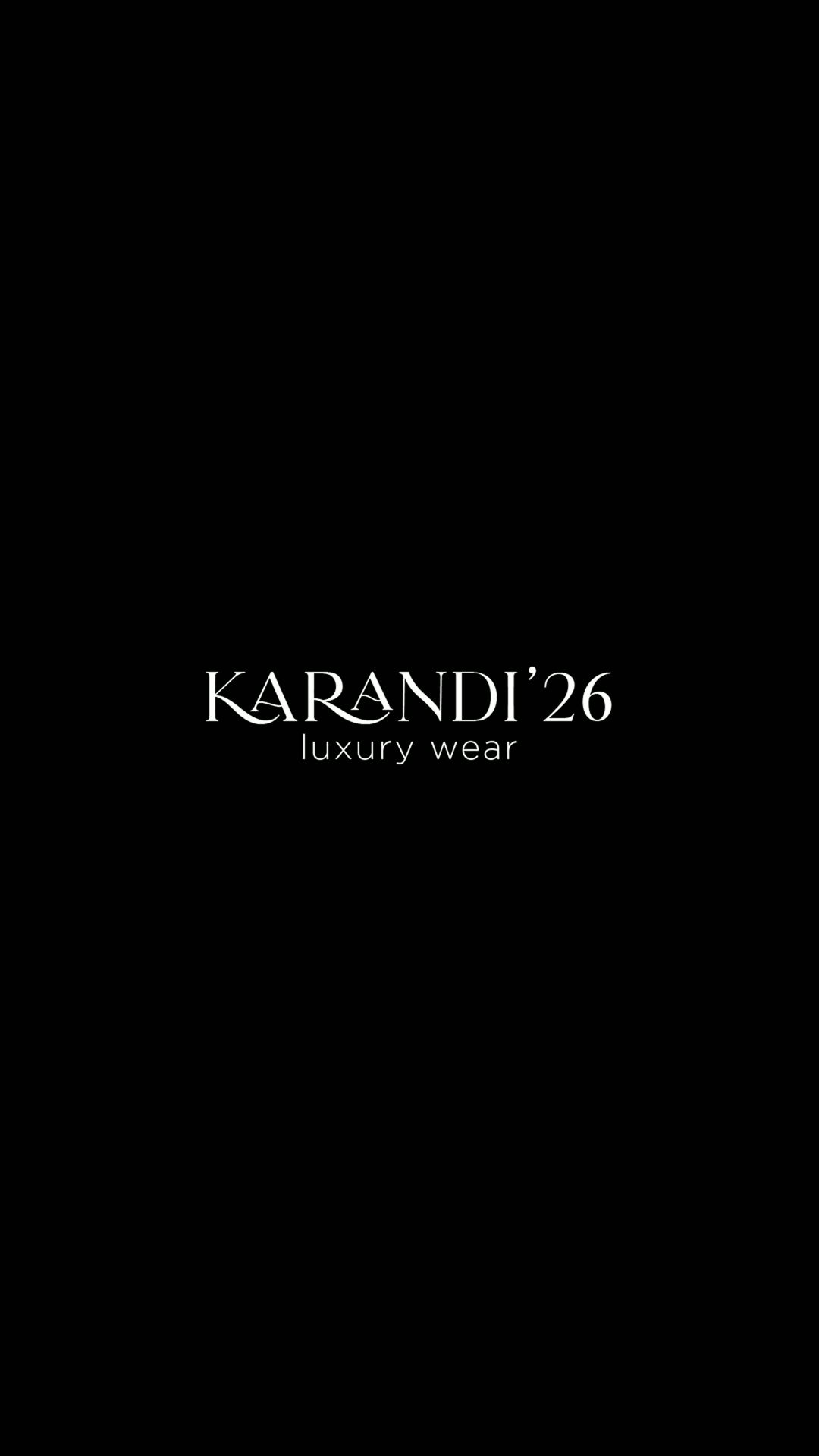 KARANDI '26 | LUXURY WEAR