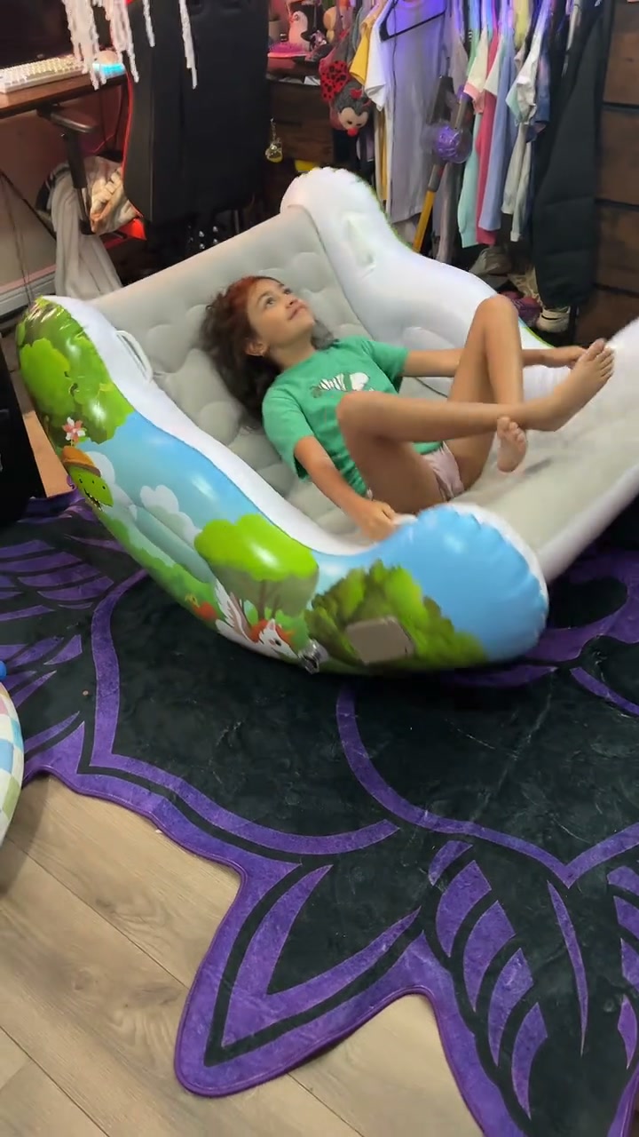 Inflatable Sensory Rocker for Kids | Built-in Pump, Supports Up to 265lbs