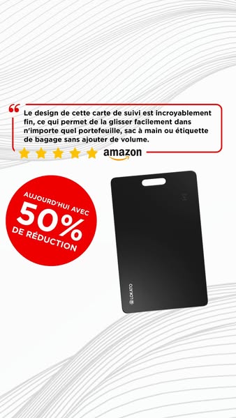 Ne perdez plus jamais votre portefeuille