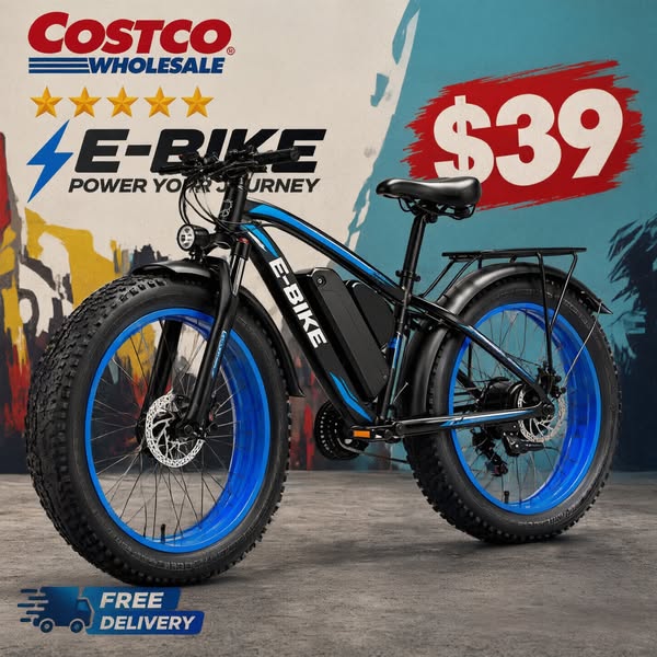 $ Bicicleta Eléctrica Fat Tire