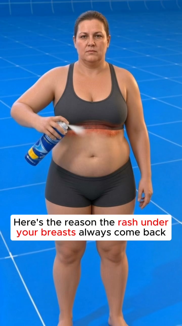 Watch this if you have a rash under your breasts