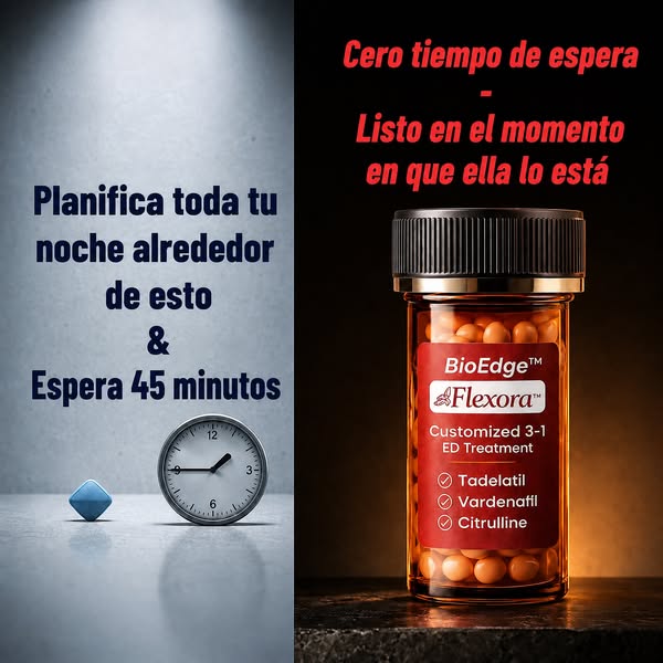 La mayoría de las pastillas para la disfunción eréctil usan un compuesto. Esta usa tres.