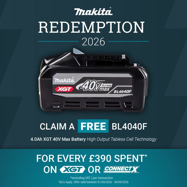 FREE Makita XGT Battery