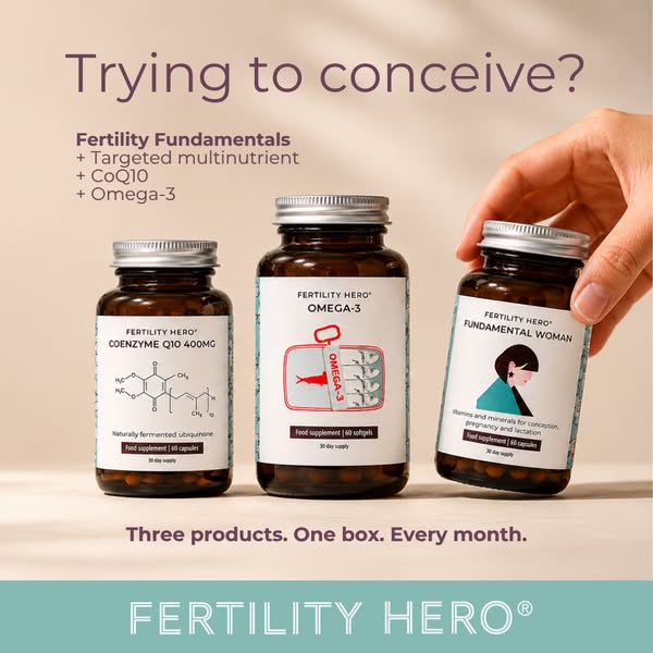 Your fertility supplements, sorted.