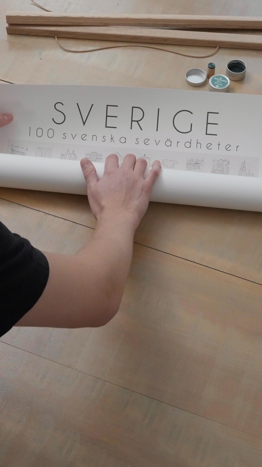 Postern med 100 svenska platser
