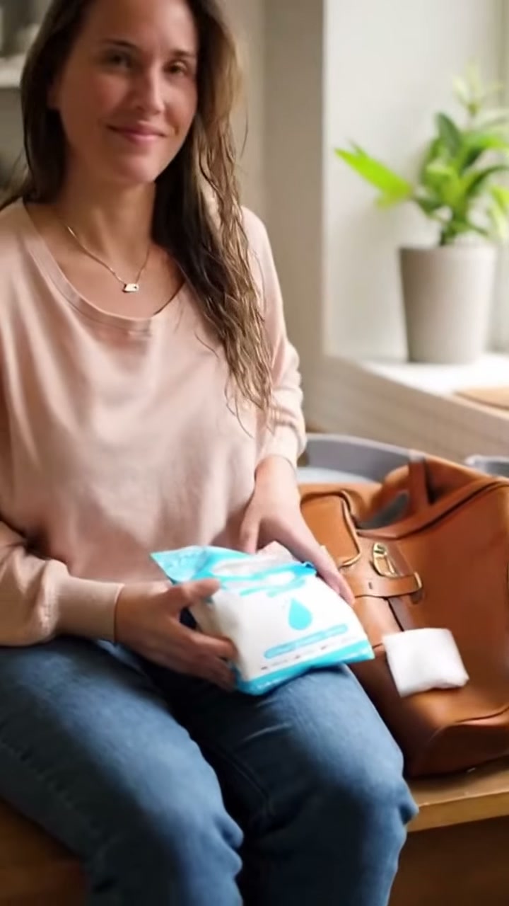 25 Large Rinse-Free Bathing Wipes