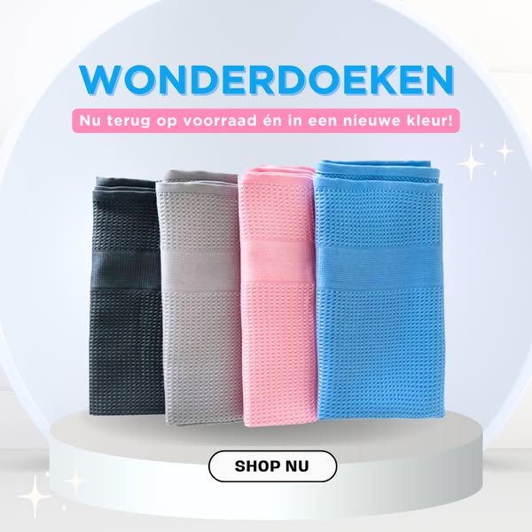 Izi-Clean Wonderdoeken: Beoordeeld met een 4,9/5!