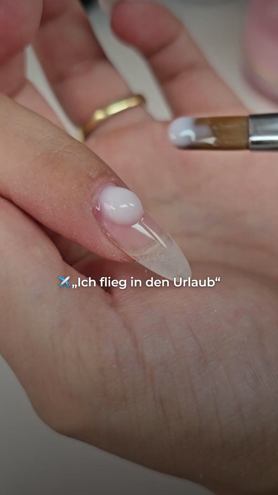 Gelnägel ohne Feilen