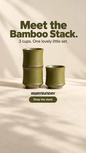 The Bamboo Stack · 3 cups