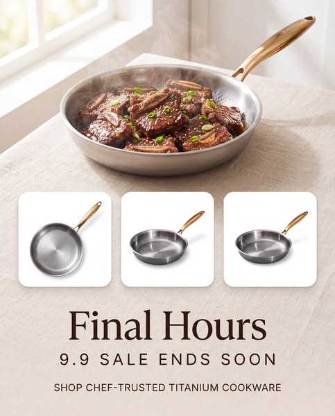 Final Hours: Our 9.9 Titanium Deal Ends Tonight.