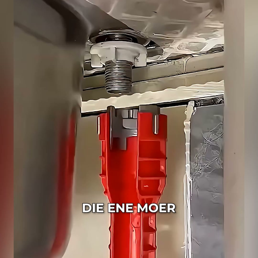 8-in-1 sleutel voor kraan en sifon