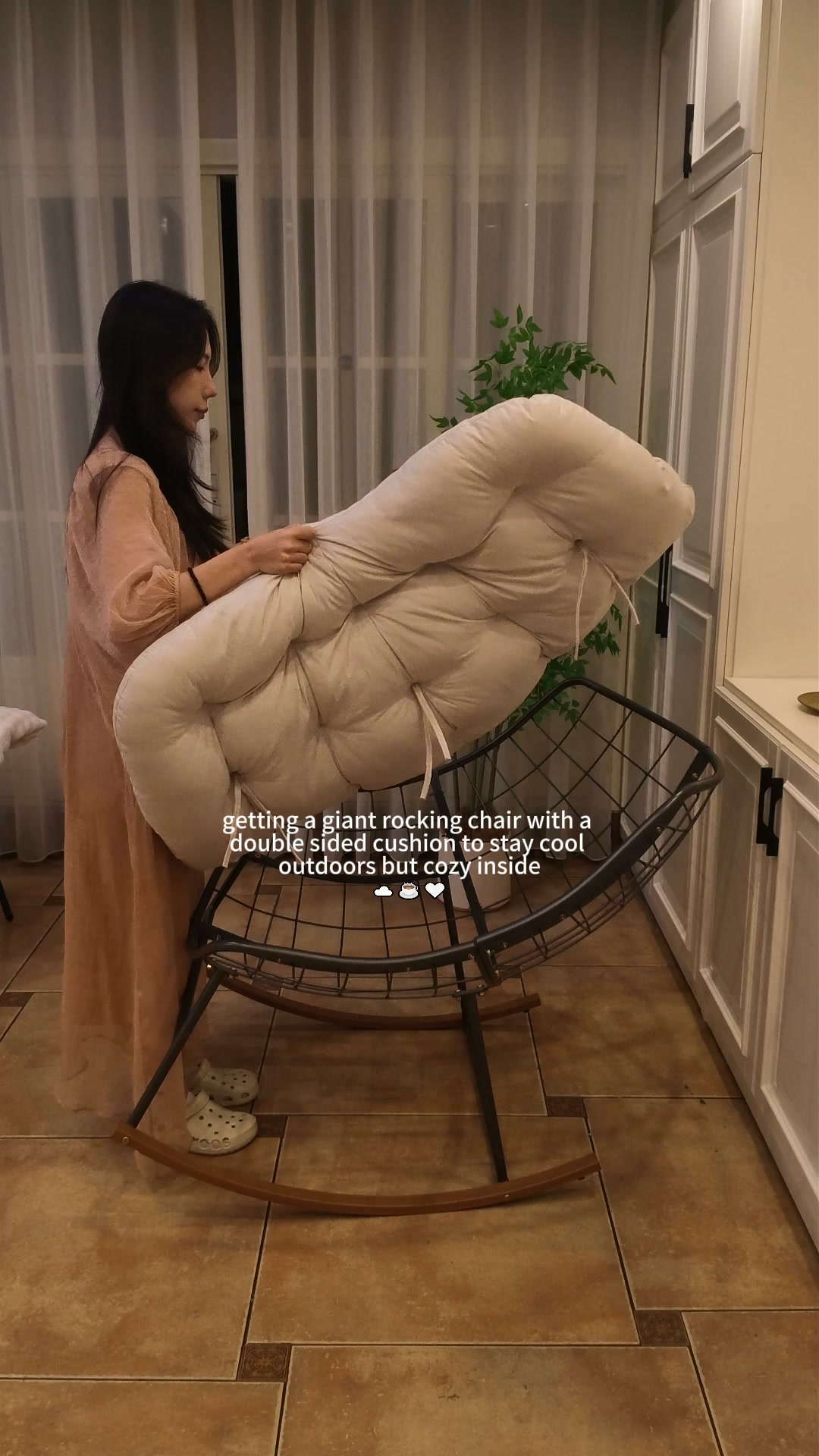 Oversized Cloud Rocking Chair | Free Shipping