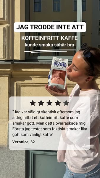 Upptäck vårt koffeinfria kaffe