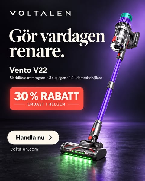 Vento V22 – 30 % rabatt