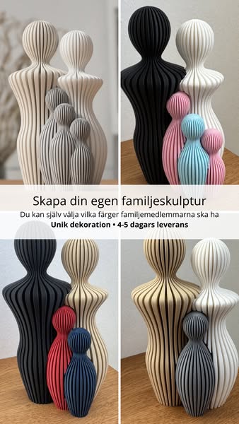Skapa din egen unika familjeskulptur