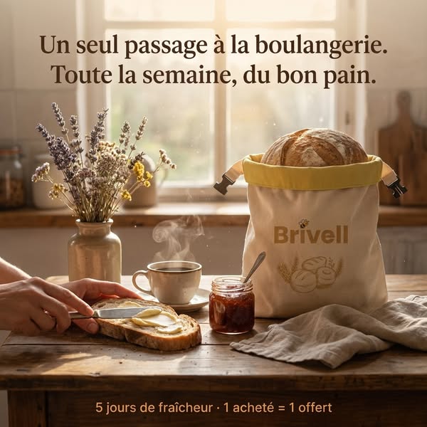 1 achat le lundi. Encore frais le vendredi.