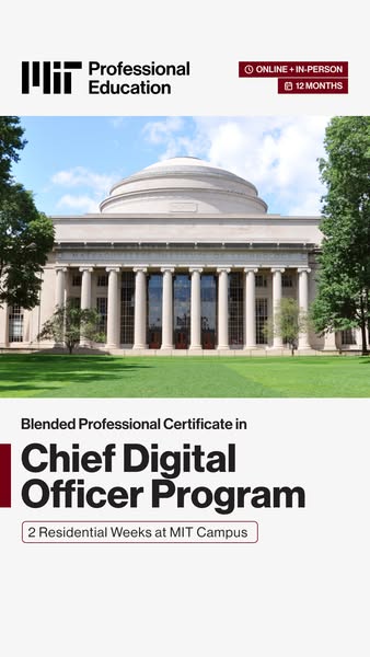 Enroll now and live the MIT Experience.