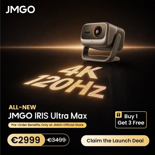 World-First 4K UHD Projector — JMGO IRIS Series