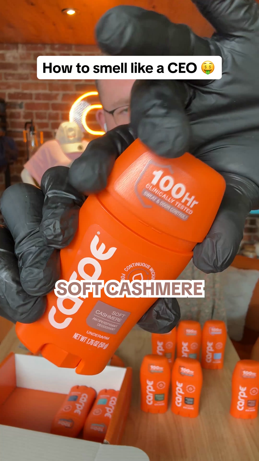Your scent bag deserves a deodorant that lasts 100 hours.