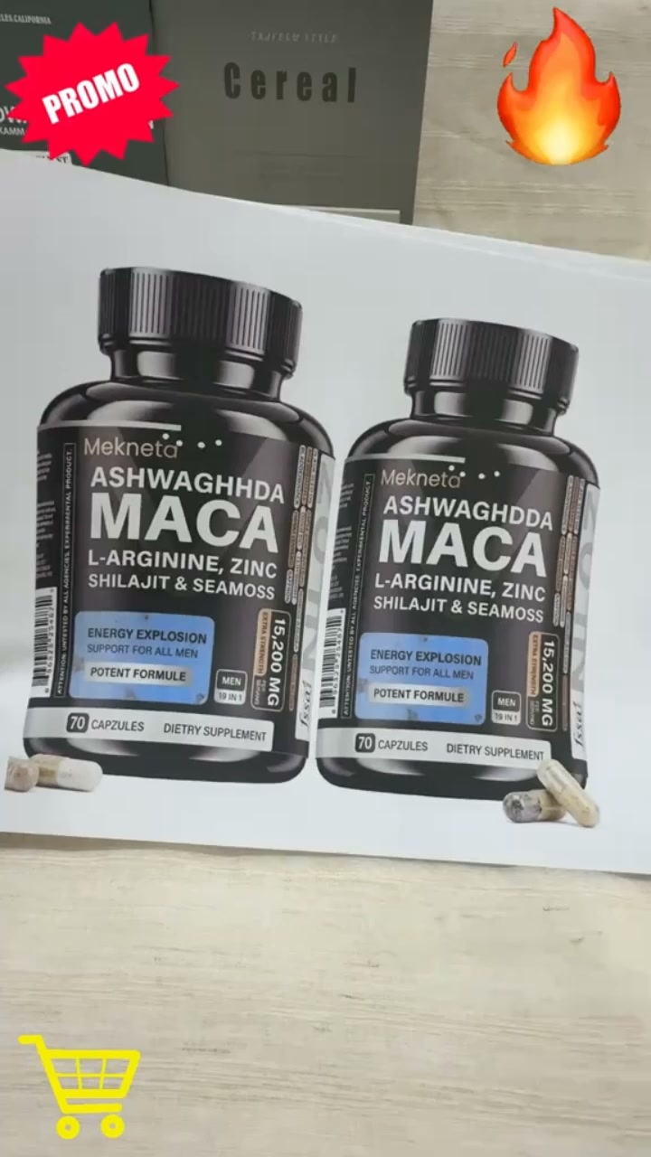 FODIRI™ — Complexe Vitalité Homme : Maca, Shilajit, Ashwagandha & Zinc