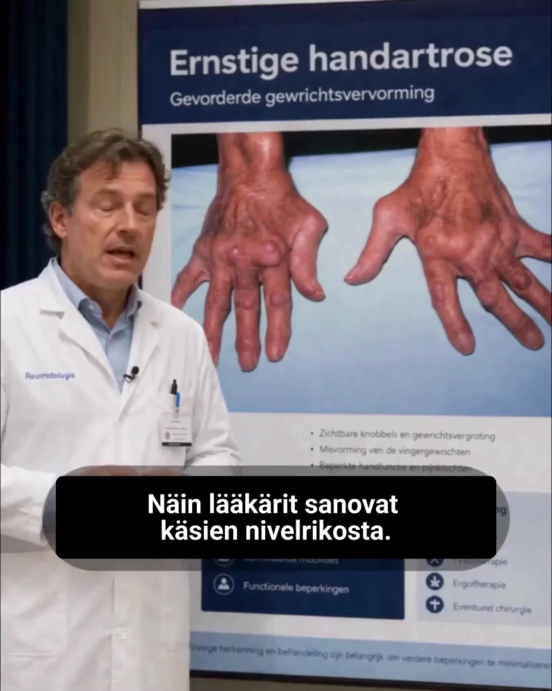 UUTUUS: Helpotusta nivelrikkoon