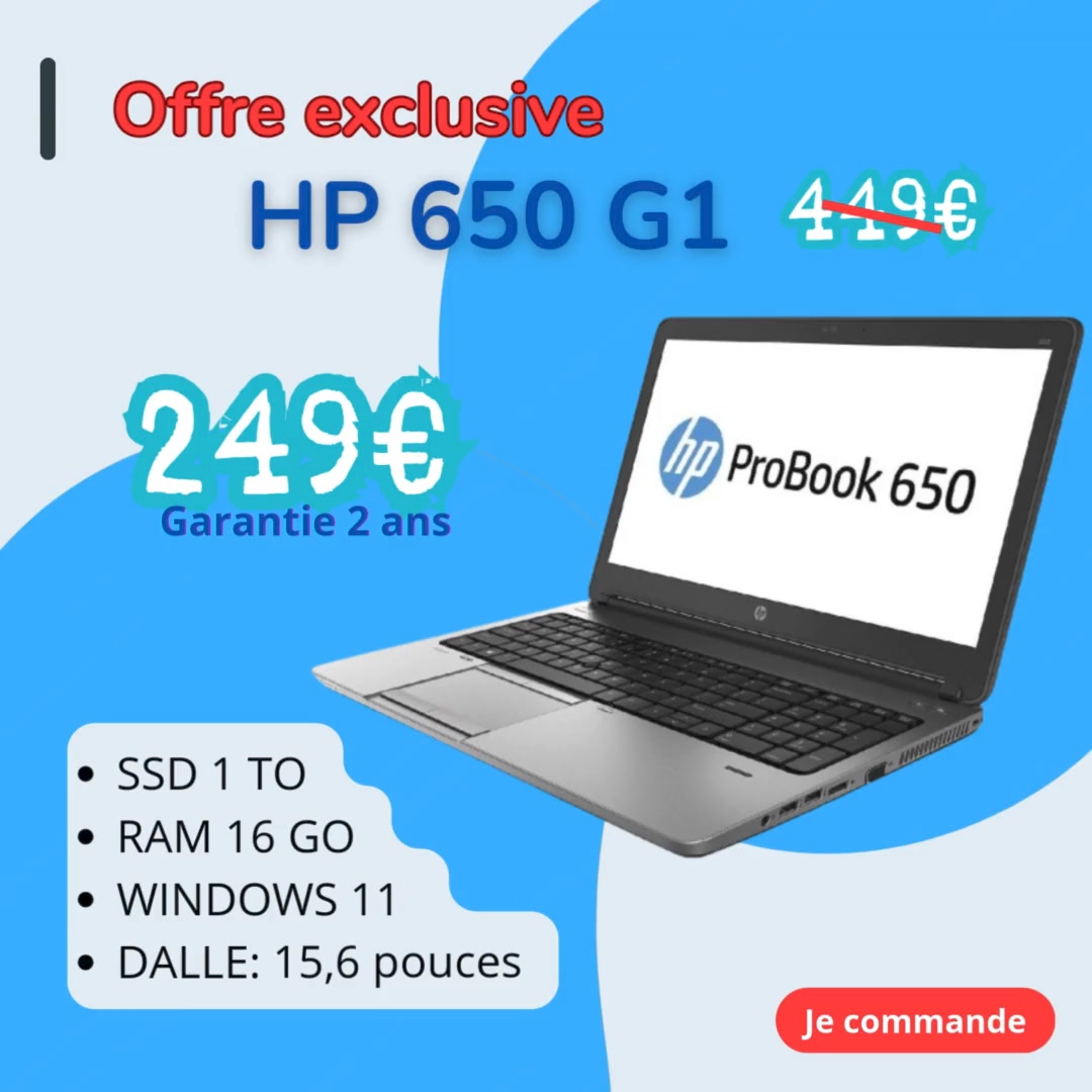 Achetez un Pc HP surpuissant en promo et garanti 2 ans
