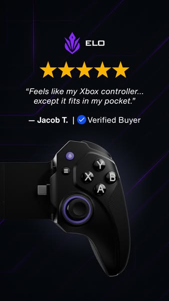 #1 Rated Mobile Gaming Controller