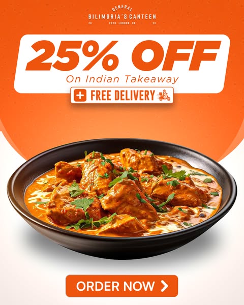 Order Indian & Save 25%