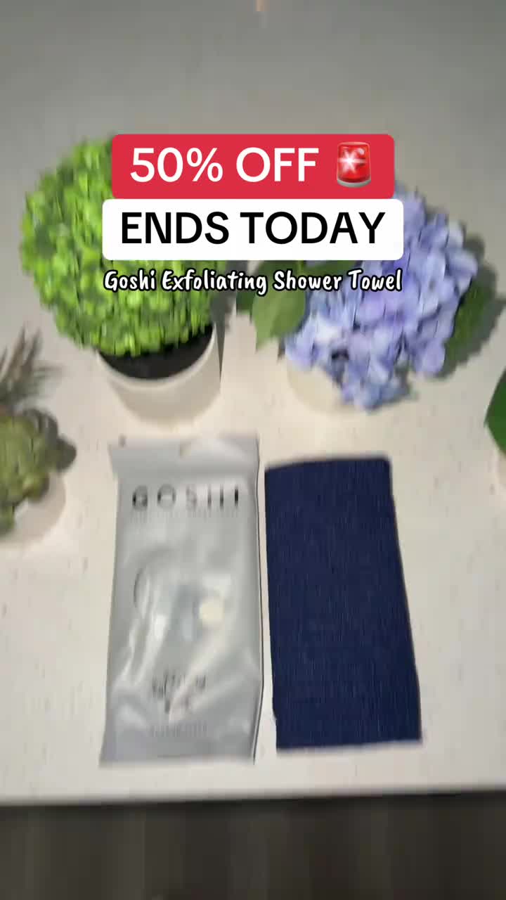 Exfoliating Shower Towel