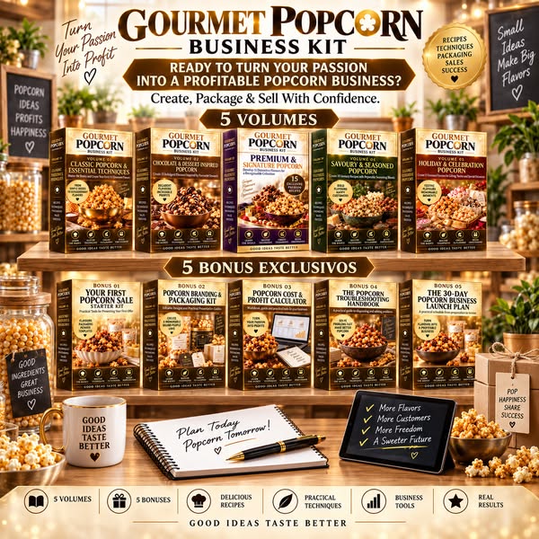Create, Package & Sell Gourmet Popcorn