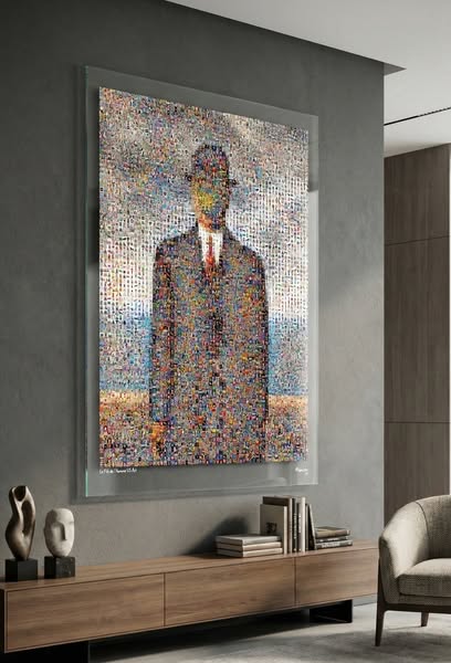 Œuvre d'art en plexiglass - Signé et numéroté avec certificat d'authenticité