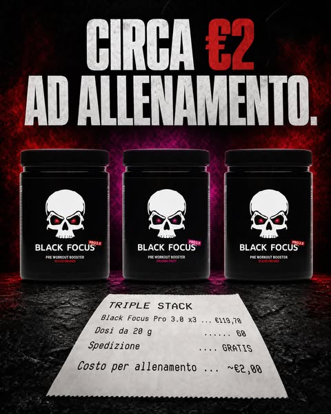 3 barattoli a €39,90 l'uno