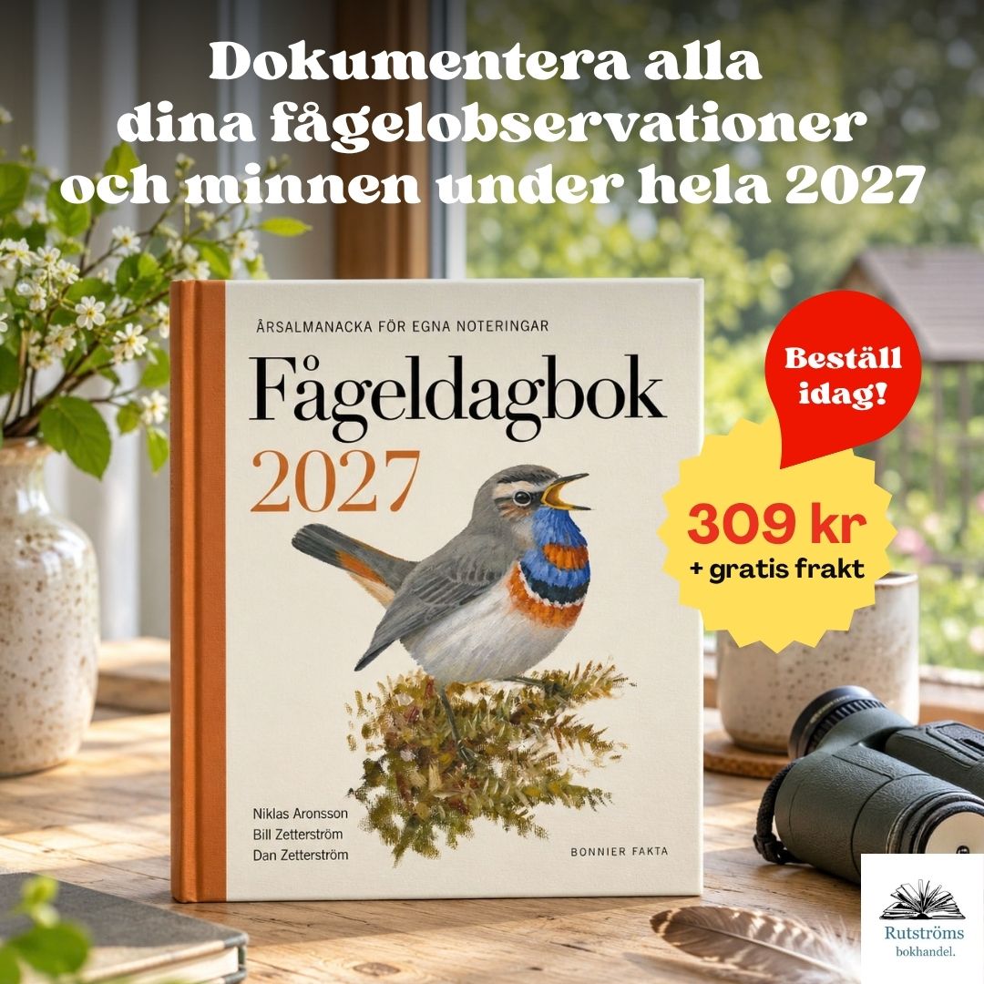 Kalender, fågelbok och personlig dagbok i ett
