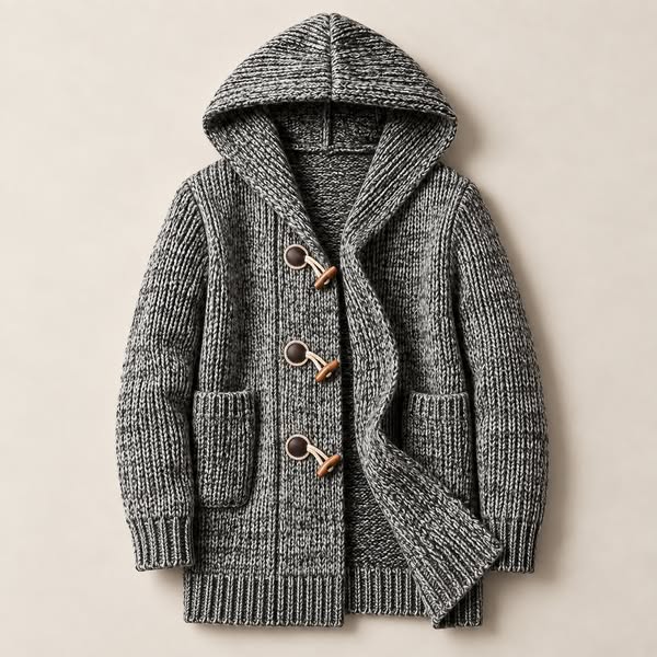 The Thornton Hooded Toggle Cardigan