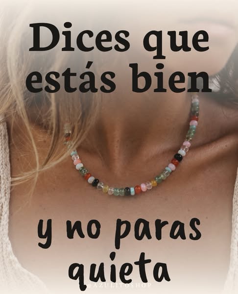 Collar Morgana | 11 piedras naturales y plata de ley 925