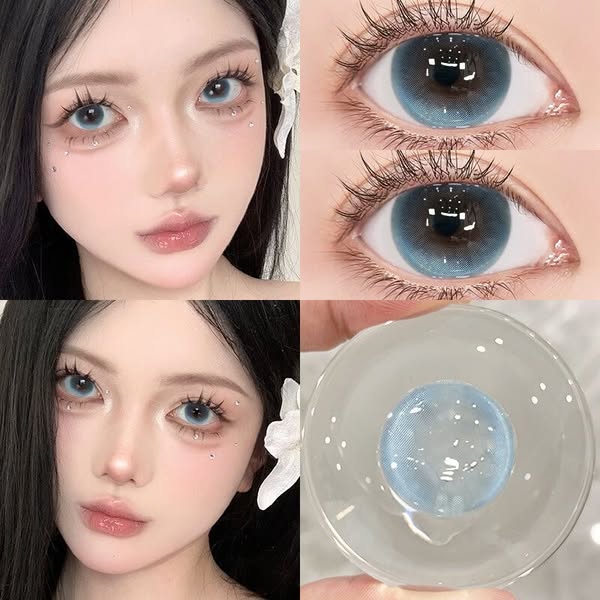 Glacier Angel Blue 14.5mm Contact Lenses(6 months wear)$26.99
