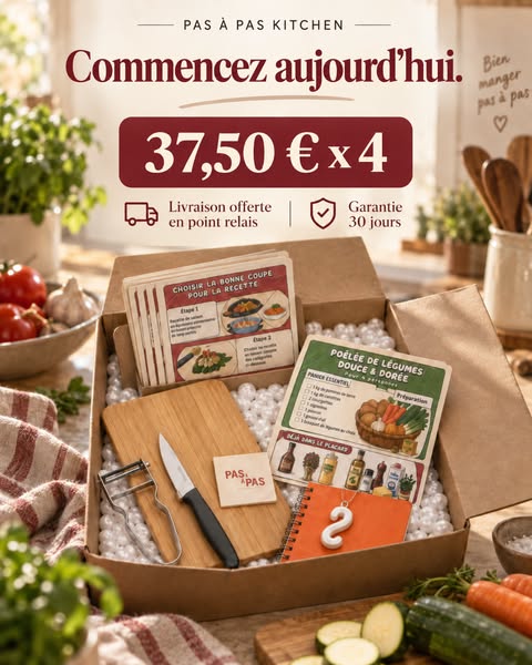 Soyez enfin fier de ce que vous cuisinez.
