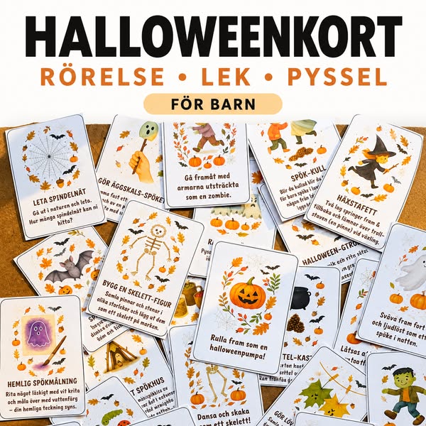 Halloween-uppdrag för barn