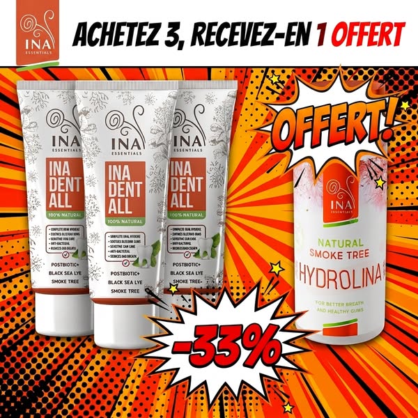 3 dentifrices achetés, le bain de bouche offert