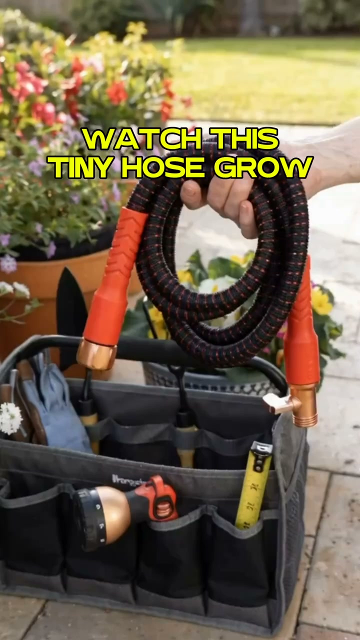 Stretch, Spray, Store — Pocket Hose