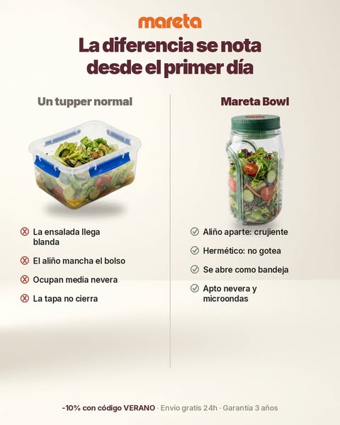 La diferencia se nota desde el primer día